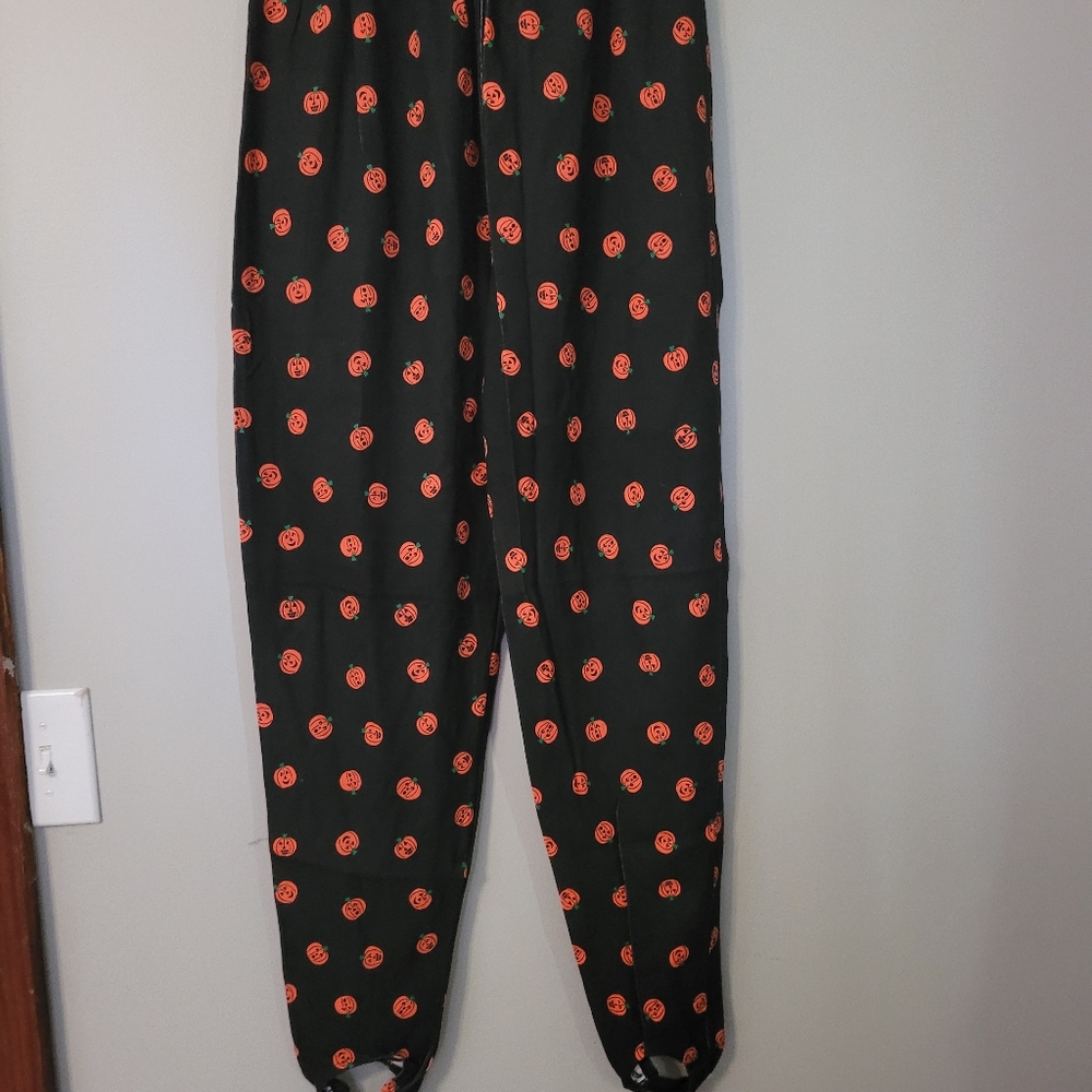 Vintage pumpkin stirrip pants,  I'd sport made in Singapore size large